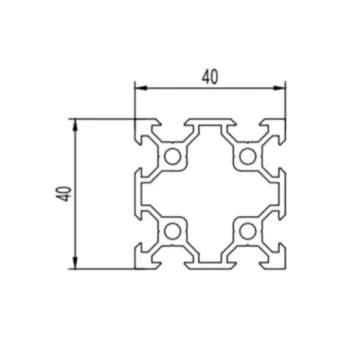 Aluminum TV bracket aluminum profile extrusion mold