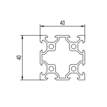 Aluminum TV bracket aluminum profile extrusion mold