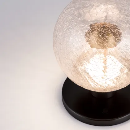 COMELY Cracked Glass Shade LED Ceiling Lamp