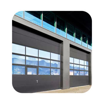 Latest High-Quality Frameless See-Through Tempered Glass Garage Door: The Ultimate Design Solution