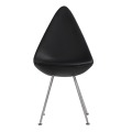 Cadira de cuir Arne Jacobsen per a Fritz Hansen