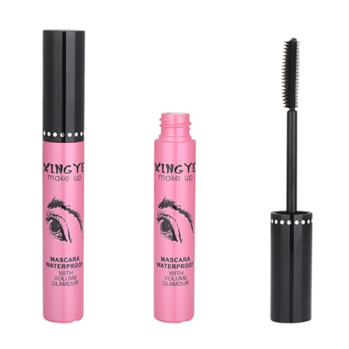 Cylinder Pink Aluminum Mascara Tube Empty