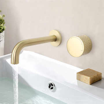 Forme de cuisine en laiton Handle de cuisine et pots de support mural de salle de bain