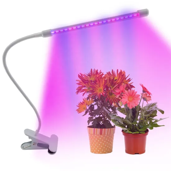 10W Full Spectrum LED Grow Lamp: Adjustable 3-Color Clip Light with Dimmer Function