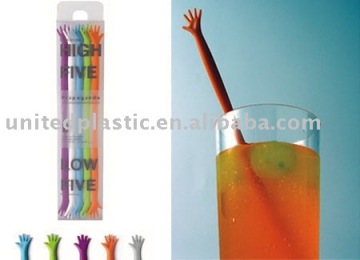 plastic drink stirrer