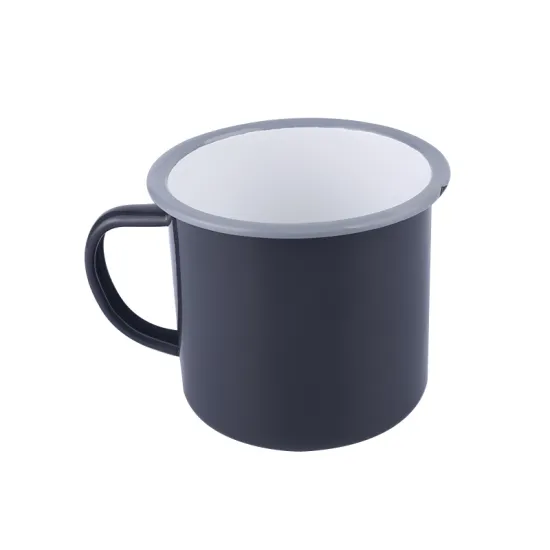 Eco Cast Iron Mug China Tea Cup Single Double Coating Drinking Cup with Handle 4oz-22oz