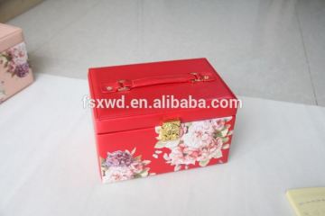 Latest Style & Fashion Hand Bag Shape Pu Jewelry Box