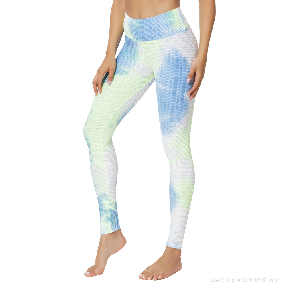 Sports Honeycomb Bubble Leggings