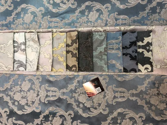 2018 Jacquard 100 %  Poly Window Curtain Fabric