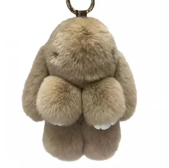 Plush rabbit backpack pendant
