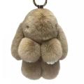 Pendentif sac à dos de lapin en peluche