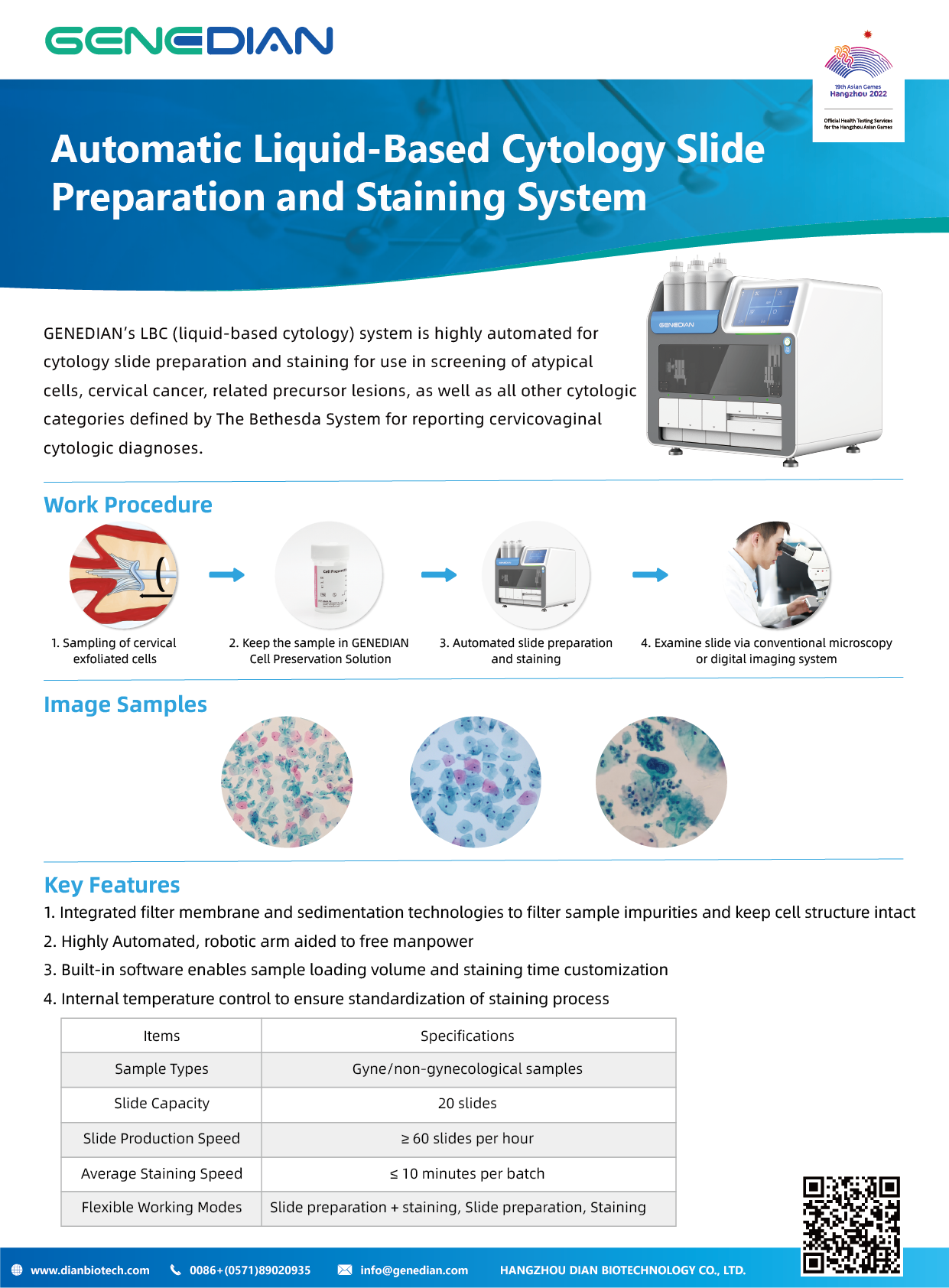 Automatic LBC Slide Preparation and Staining System