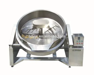 Industrial beneath cooking kettle