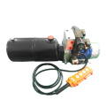 Hydraulic components of snow sweeper