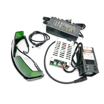 High-Power 15W 450nm Blue Light Laser Module (15000mW, 12V) with Adjustable Focus: Essential Accessory for DIY Laser Engravers