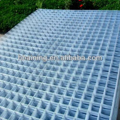 Flat Galvanized Sheet Welded Wire Mesh Panel, High Quality Flat