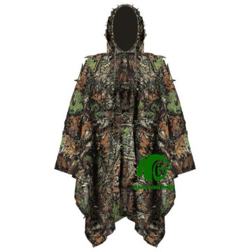 Kango 3D Leaf Ghillie Suit Camouflage Hunting Poncho