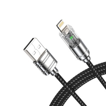 Customizable Lightning Data Cable with Charging Indicator