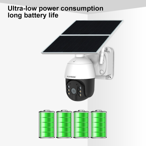 Caméra de panneau solaire sans fil 4G 1080p CCTV Sécurité