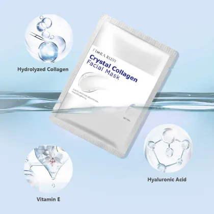 Korean Bio Deep Collagen Moisturizing Face Mask Sheets for Private Label Skincare