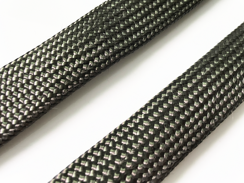 Good Quality Chemical Resistance Heat Resistant Carbon Fiber Braided Sleeve For Metallurgy6