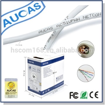 Best price utp cat5e lan cable 4pr 24awg conductor with pure copper wholesales