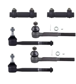 Inner Outer Tie Rod End Fitting Sleeves Kit for Chevrolet GMC K1500-K3500 1988-2000 (6pcs)