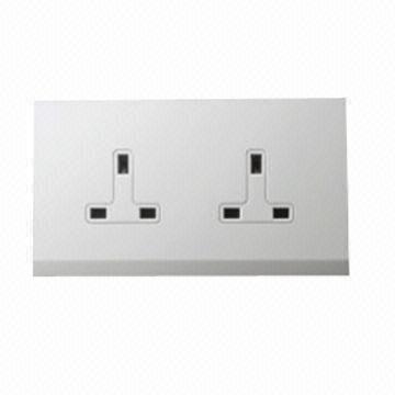 Wall switch/light switch/13A twin socket outlet, sophisticated design