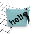 Custom hello style PU coin purse