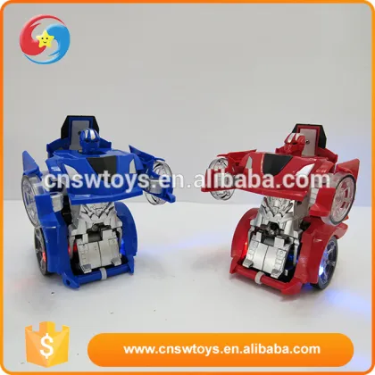 Deform Children toy fighting light and sounds R/C battle robot toy