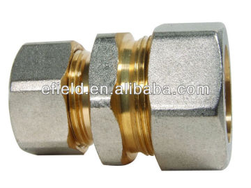 Unequal couple--brass fitting for pex al pex pipe