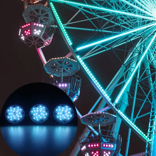 24V Waterproof LED Point Light for Amusement - Comaleon Led Cabochon Funfair Light