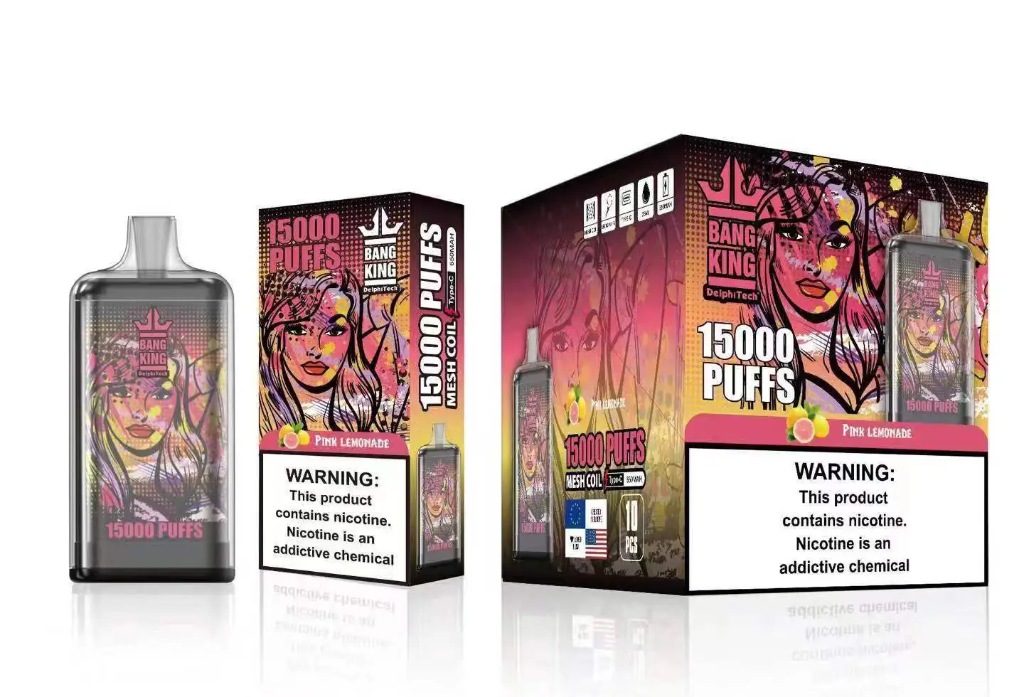 BANG King 15000Puffs Vape cigarette electronic cigarette