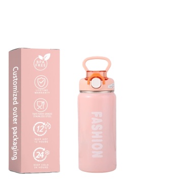 Stainless Steel Thermos Cup for Outdoor Sports - Unisex Student Water Bottle