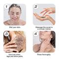 Ekologisk Pure Vegan Face Scrubs för hudexfoliering och Detox Activated Charcoal Scrub Luxury Body Wash