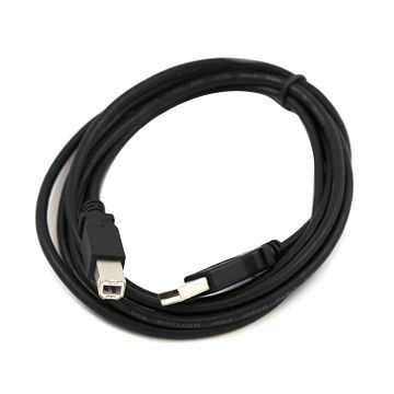 USB A Male to B Male Cable, 2.0 Version, 30V Voltage