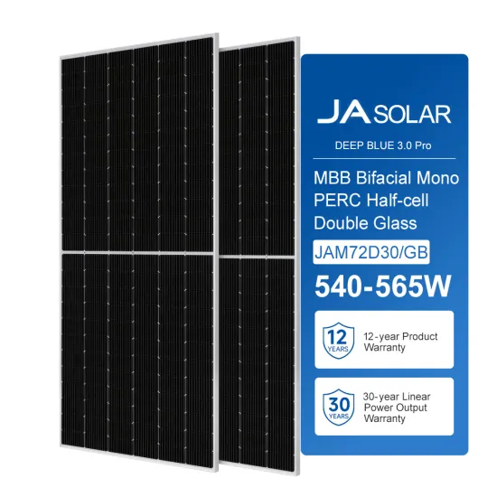 Ja Solar Panel: 540W-560W Deep Blue Series - Bifacial, Mono Perc, Half Cell, Double Glass Technology for High Efficiency Solar Energy Solutions
