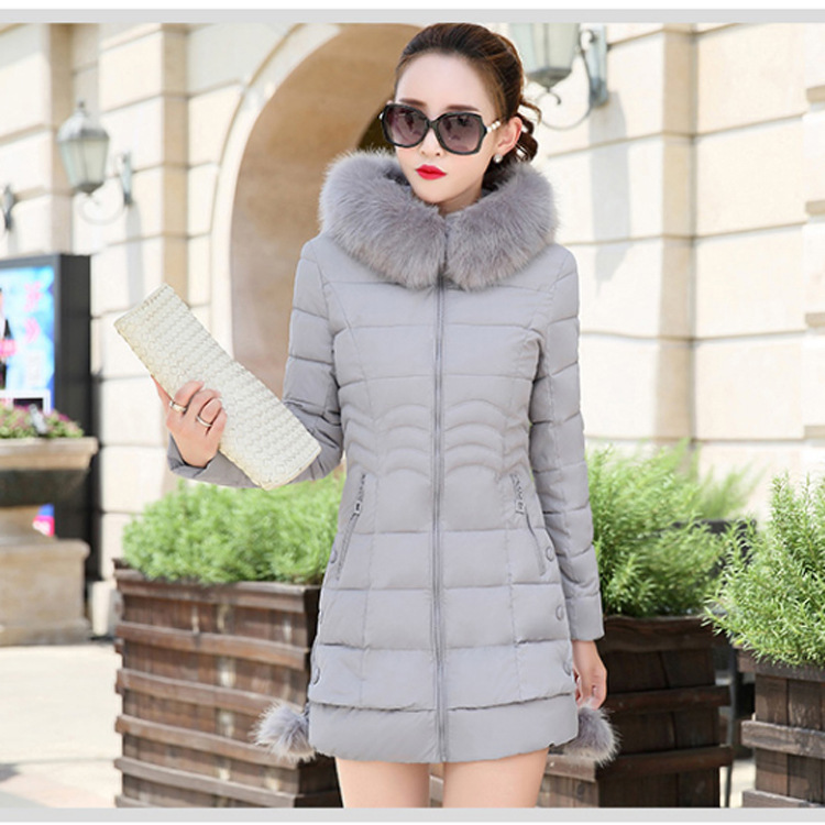 women's winter new mid-length cotton coat