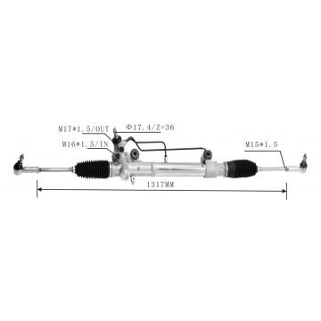 Cremallera de dirección hidráulica para Toyota Hilux 2Wd