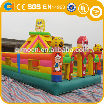 Best selling cartoon Inflatable big fun city , amusement inflatable playground, amusement park inflatables