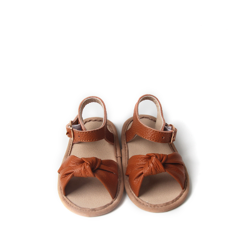 Sandálias de verão para sapatos macios de couro genuíno