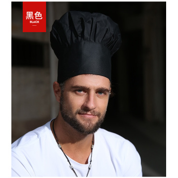 Chef hat male cotton white mushroom cap food factory catering school kitchen fume-proof work hat
