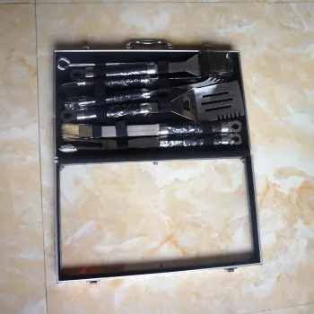 10-Piece Heavy Duty Barbecue Grilling Utensils