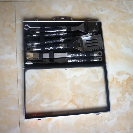 10-Piece Heavy Duty Barbecue Grilling Utensils