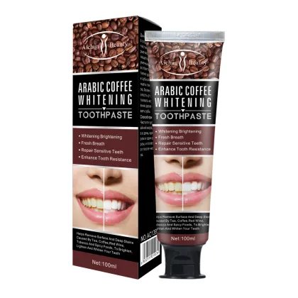Best High Grade Coffee Teeth Whitening Toothpaste for Sensitive Teeth