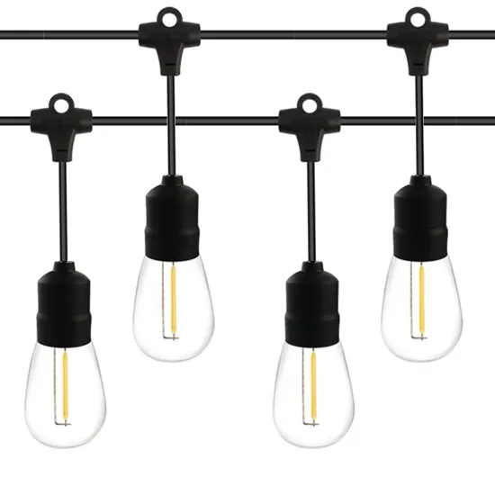 6M 15 Socket E27 waterproof outdoor Indoor garden Patio wedding Party holiday decoration edison festoon Vintage String Lights