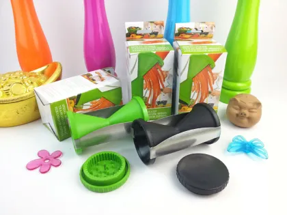 Shred shred funnel device spiral slicer spiral