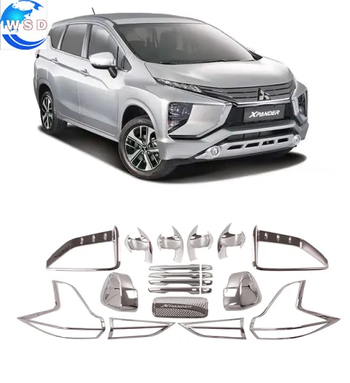 New Arrival 21pcs ABS Chrome Car Body Kit for Mitsubishi Xpander 2018-2019