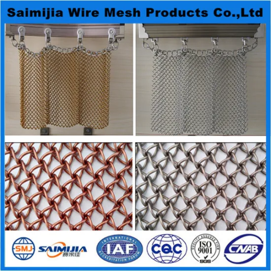 metal mesh room divider curtain/decorative curtains