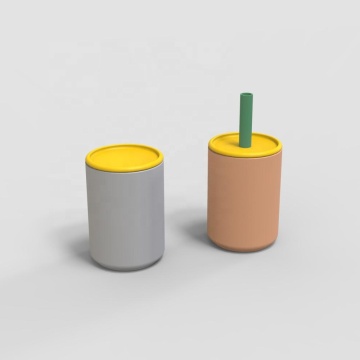 Tazze di caffè in silicone ecologico con coperchio